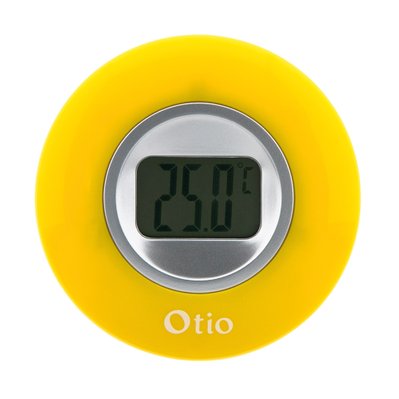 Thermomètre d'intérieur jaune - Otio - 936215 - 3415549362156