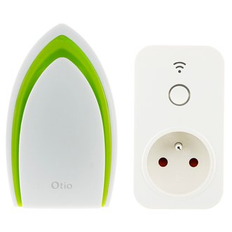 Pack multicapteur connecté 5 en 1 avec prise Wifi- température, humidité, bruit, luminosité et qualité de l'air - Otio