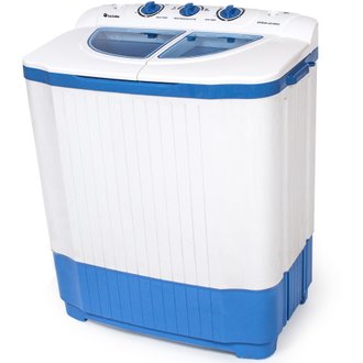 Tectake  Mini machine à laver blanc