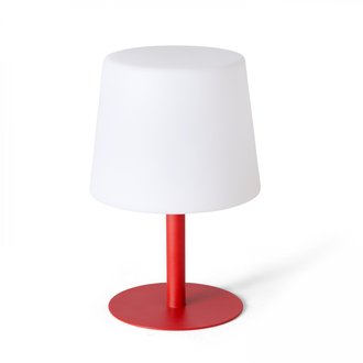 Mini lampe polyéthylène rouge