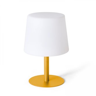 Mini lampe polyéthylène jaune