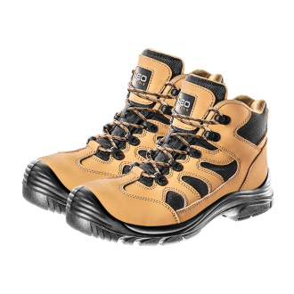 Chaussures de sécurité hautes NEO TOOLS - S3 SRC - beige/noir