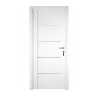 Bloc porte d'intérieur Premium Casoar + ébrasement - 83 x 204 cm - aspect chêne blanc