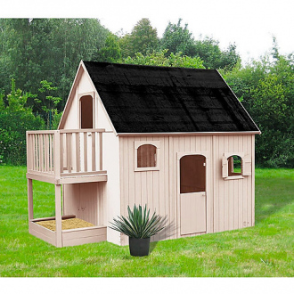 Maisonnette en bois Duplex - 3 à 12 ans - 3,05 x 2,10 x 2,50 m
