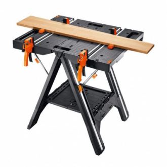 Etabli & table de travail Pegasus - polyvalent, robuste & pliable + accessoires de serrage