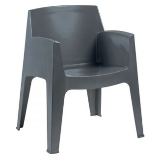 Fauteuil Master gris anthracite