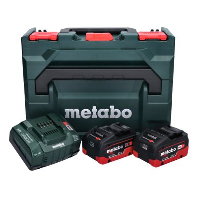 Metabo Basis Set LIHD + 2x Batteries 5,5 Ah + Chargeur + Coffret Metaloc ( 685077000 ) - 20885 - 4007430294340