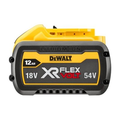 Batterie XR FLEXVOLT 18V/54V 12Ah/4Ah Li-Ion DEWALT DCB548 - DCB548 - 5035048706794
