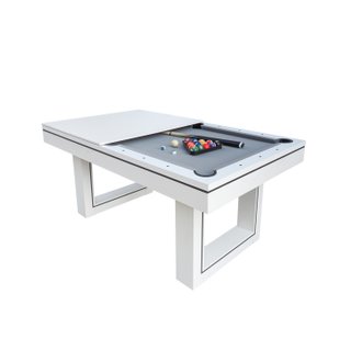 DENVER - Table multi-jeux en bois blanc