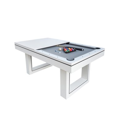 Table multi-jeux en bois blanc DENVER - 228971 - 3760313249554