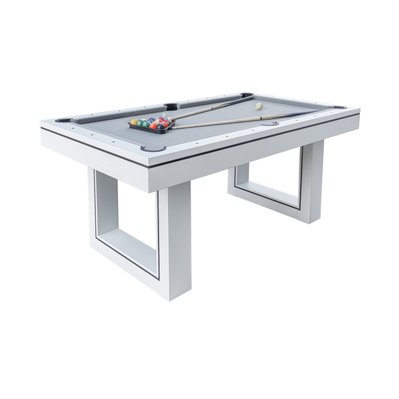 Table multi-jeux en bois blanc DENVER - 228971 - 3760313249554