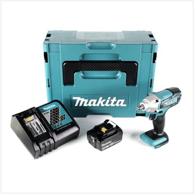 Makita DTW190RF1J Boulonneuse à chocs sans fil 18V + 1x Batterie BL1830 3,0Ah + Chargeur + Coffret Makpac - 10125 - 4250559925811