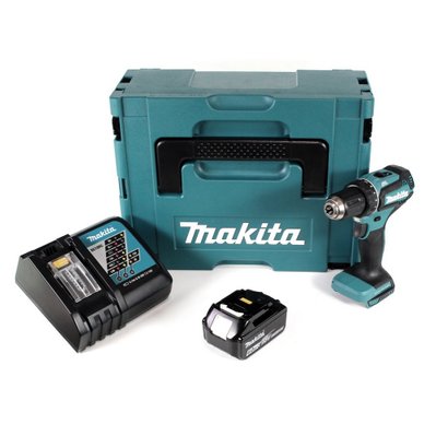 Makita DDF 485 RG1J 18 V Li-Ion Perceuse visseuse sans fil Brushless 13 mm + 1x Batterie 6,0 Ah + Chargeur + Coffret Makpac - 15209 - 4250559957492