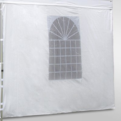 Mur fenêtre 4 m pour tente pliante - Blanc - 101215 - 3700375808146