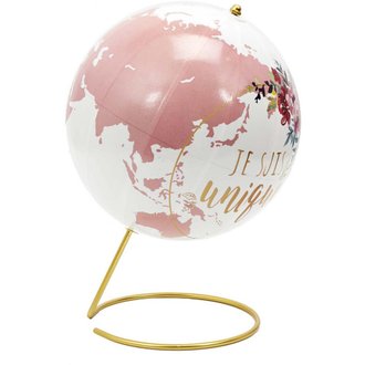 Globe décoratif girly "Je suis unique"