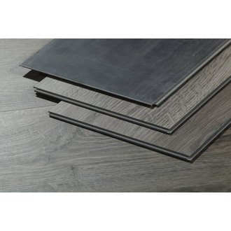 Lames de sol PVC clipsables- 3.3 m² - 4 mm - Bois gris