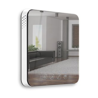 Visiophone 2 fils - écran miroir - design ultra plat 