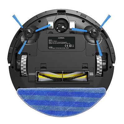 Robot aspirateur laveur 3 en 1 sweepy edition - autonomie 100 min & 100 m² - noir - e-ziclean sweepy edition - 3760190144508