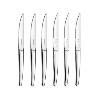 Set de 6 couteaux à steak JET - inox miroir
