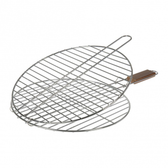 Grille double ronde pour barbecue - Ø38cm